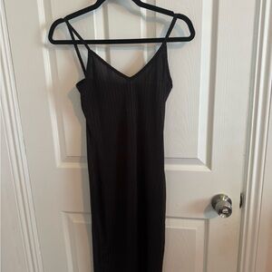 SHEIN Black Strapless Dress